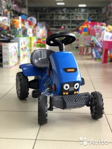 Каталка-трактор с педалями “Turbo”-2 с полуприцепом