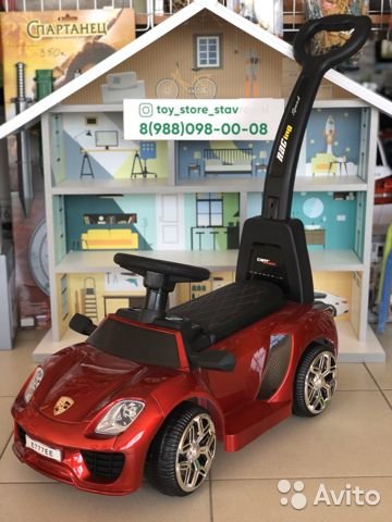 Машинка-каталка Толокар Porsche