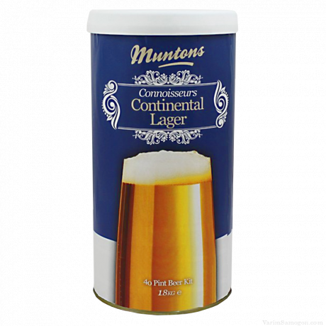 Солодовый экстракт Muntons Continental Lager, 1,8 кг