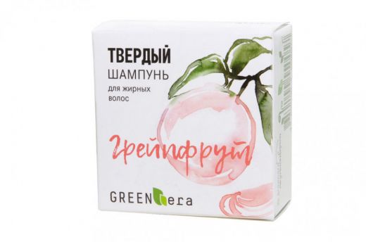 Green Era Твердый шампунь Грейпфрут, для жирных волос