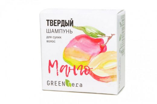 Green Era Твердый шампунь Манго, для сухих волос