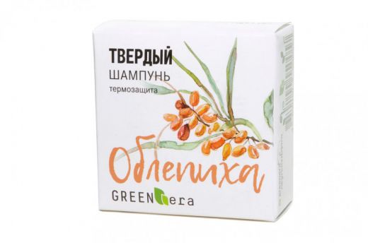 Green Era Твердый шампунь Облепиха, термозащита