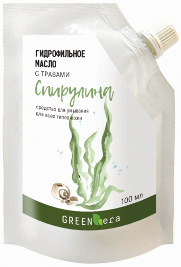 Green Era Густое гидрофильное масло Спирулина, 100мл