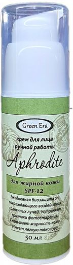 Green Era Крем для лица серии Aphrodite, SPF-12 для жирной кожи