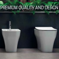 напольный безободковый унитаз Synthesis Eco