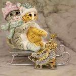 Брошь "Коньки" (США)