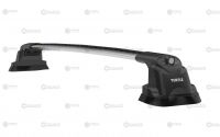 Багажник на крышу Mazda CX-5 2012-17, Turtle Air 3 Premium, аэродинамические дуги в штатные места (серебристый цвет)