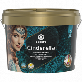 Краска Eskaro 9л Cinderella Матовая Особо Стойкая к Загрязнениям для Стен