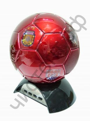 Колонка универс.с радио HX-398 Мяч (TF,USB,3W,FM,аккум.BL-5С) ОР Распродажа !!!