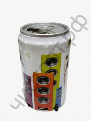 Колонка универс.с радио MS-303 Банка (3W, USB, TF, FM, аккум) ОР