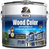 Декоративный Кроющий Антисептик Dufa Wood Color 2.5л по Древесине, Полуматовый для Внутренних и Наружных Работ / Дюфа Вуд Колор