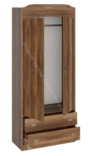 Шкаф комбинированный для одежды с иллюминатором «Навигатор» (Дуб Каньон)