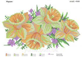 ЮМА ЮМА-4568 Нарцисс схема для вышивки бисером купить оптом в магазине Золотая Игла - вышивка бисером