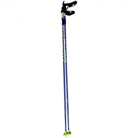 Палки лыжные карбон Spine Carrera Carbon 10016 сине-зеленые