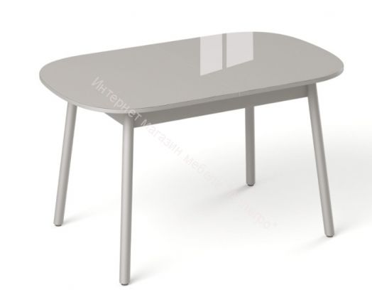 Стол обеденный раздвижной "Винтаж" №22 Светло-серый