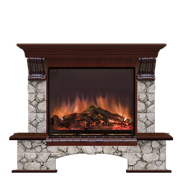 Glenrich Бостон (Arte 28) камень-Карелия/цвет-Красное дерево Glenrich Бостон (Arte 28) камень-Карелия/цвет-Красное дерево