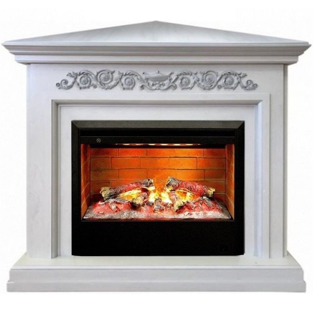 Real-Flame Leticia Corner 26 WT с очагом 3D Helios 26