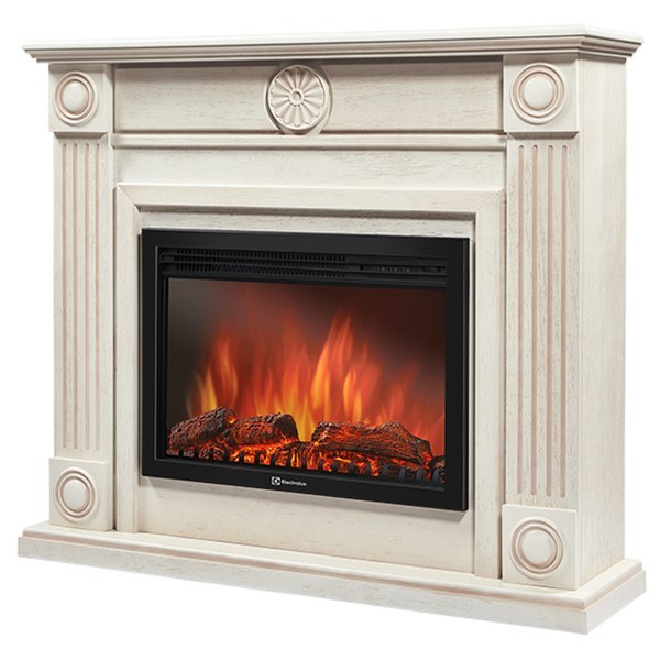 Electrolux Frame 30 шпон белёный дуб с очагом EFP/P-3020LS