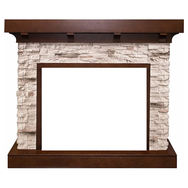 Royal Flame Chalet [Шале] под очаг Vision 28 EF LED FX Темный дуб
