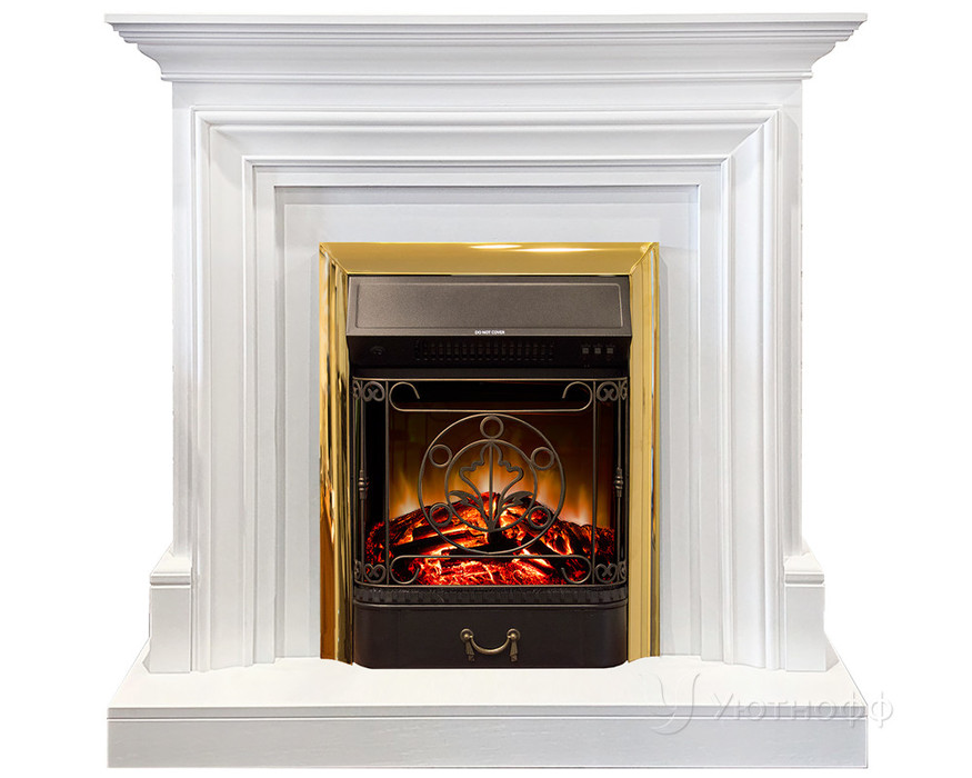 Royal Flame Bradford с очагом Majestic FX / Fobos FX (Белый)