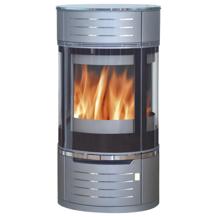 ABX Atrium 7 V серая сталь с верхней плитой - стекло
