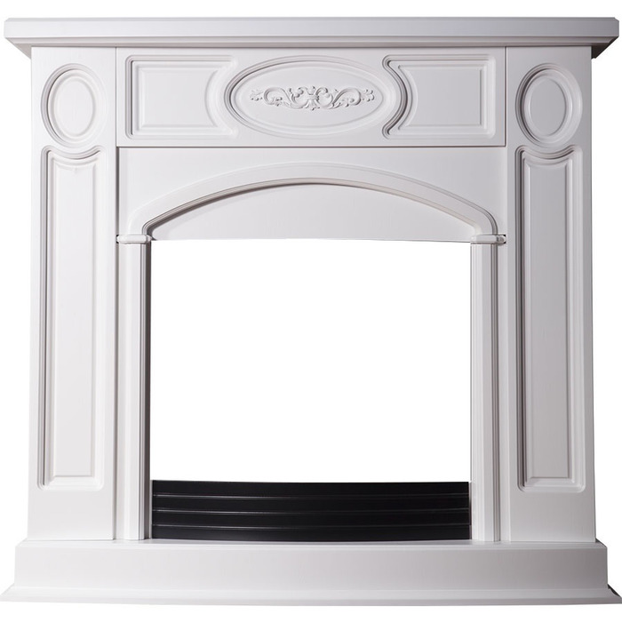 InterFlame Юнона Под очаг Panoramic 25 цвет (белый, бежевый, белый с золотом, бежевый с золотом)