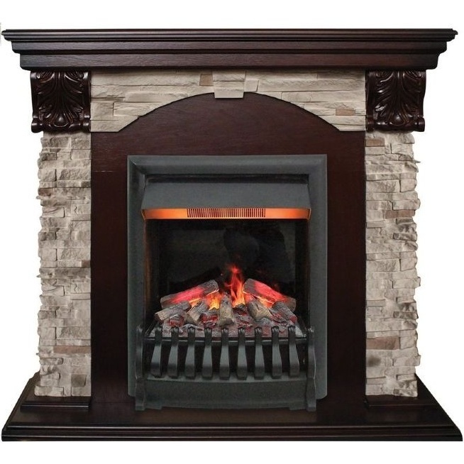 Real-Flame Dublin ROCK STD/EUG AO с очагом 3D Oregan Real-Flame Dublin ROCK STD/EUG AO с очагом 3D Oregan