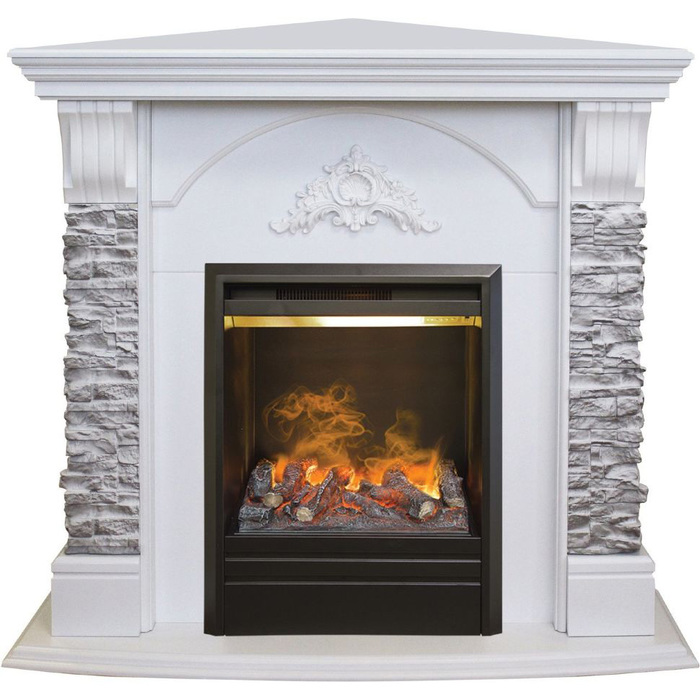 Real-Flame Athena Corner GR STD/EUG/25/25'5 WT с очагом 3D Olympic