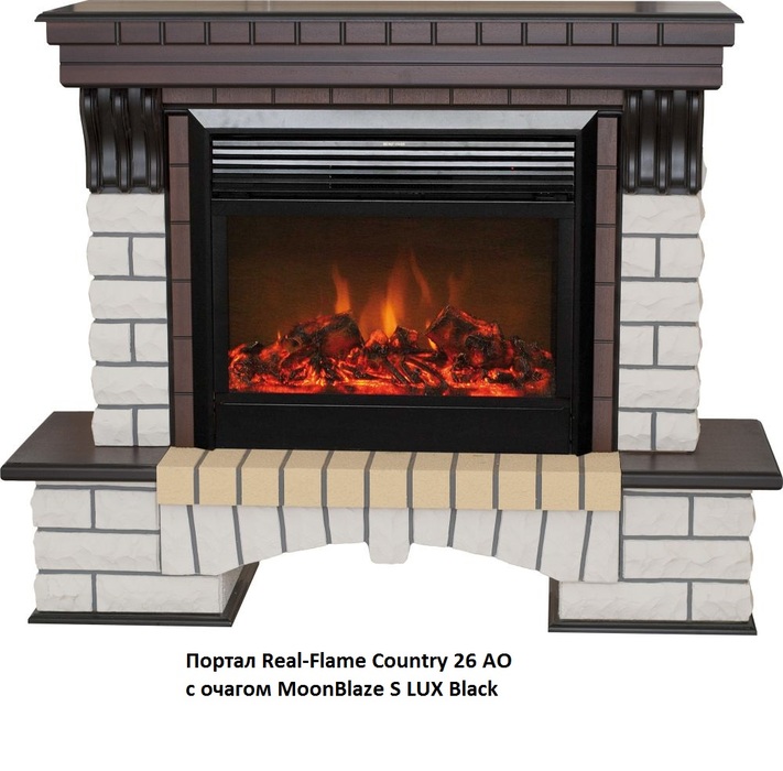 Real-Flame Country 26 AO + MoonBlaze Deluxe /MoonBlaze Real-Flame Country 26 AO + MoonBlaze Deluxe /MoonBlaze