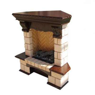 Dimplex Pierre Luxe угл. (Cassete 600) Темный дуб с очагом Cassete 600