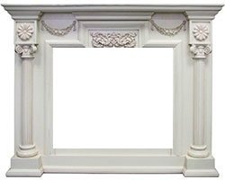 Dimplex London [Лондон] (Symphony 2608/Symphony 2624L) Слоновая кость с патиной