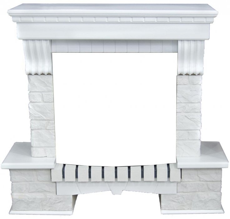 InterFlame Экстер Лофт под Panoramic 25 FX (белый)