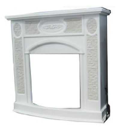 InterFlame Юнона Сланец под очаг Panoramic 25 led fx (беж/белый)