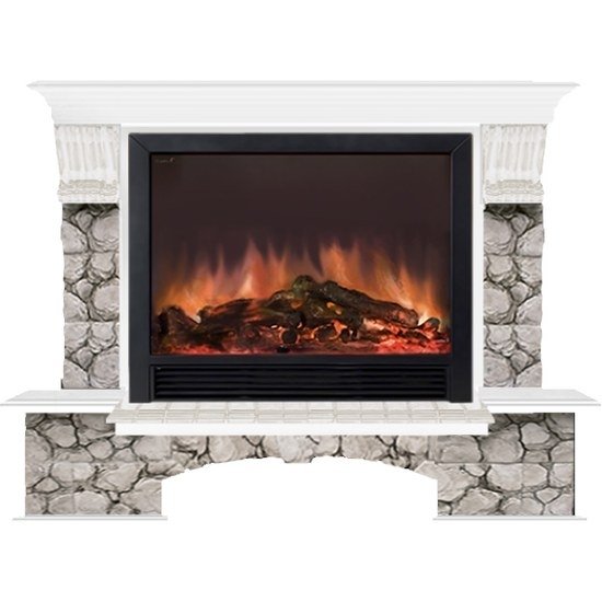 Glenrich Бостон (Sharm 33 BL,BR) камень-Карелия/цвет-Белый Glenrich Бостон (Sharm 33 BL,BR) камень-Карелия/цвет-Белый