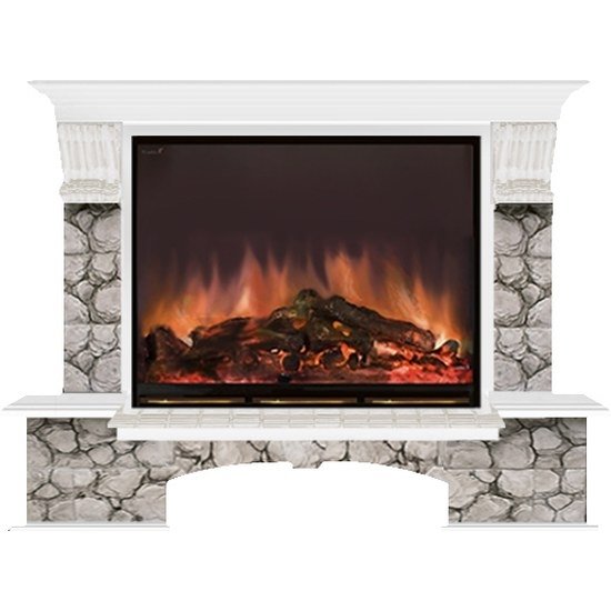 Glenrich Бостон (Arte 33) камень-Карелия/цвет-Белый Glenrich Бостон (Arte 33) камень-Карелия/цвет-Белый