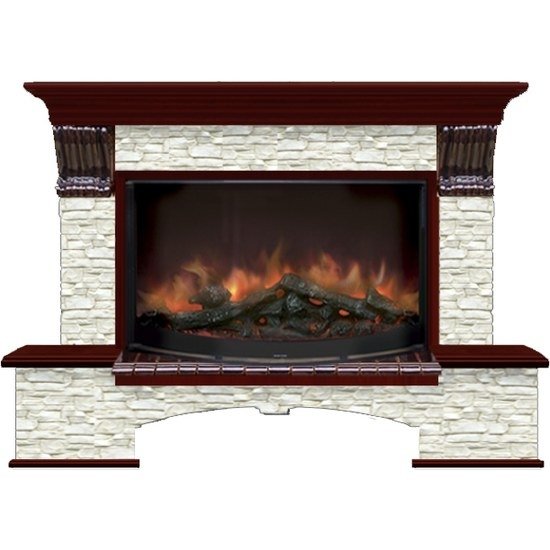 Glenrich Бостон 86 (Rondo S86) камень-Грот однотонный/цвет-Красное дерево Glenrich Бостон 86 (Rondo S86) камень-Грот однотонный/цвет-Красное дерево