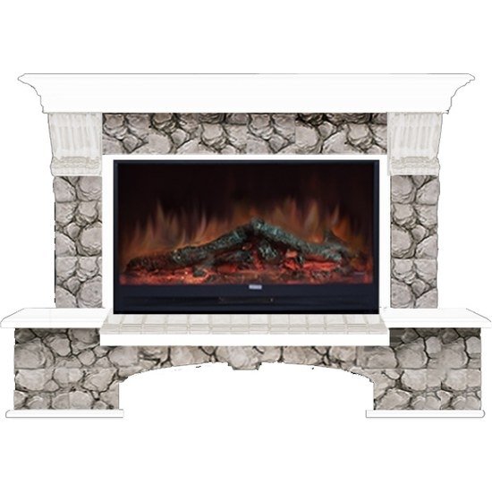 Glenrich Бостон 86 (Premier S86) камень-Карелия/цвет-Белый Glenrich Бостон 86 (Premier S86) камень-Карелия/цвет-Белый