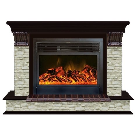 Glenrich Панорама 28 (New flame) камень-Грот однотонный/цвет-Дуб 46 Glenrich Панорама 28 (New flame) камень-Грот однотонный/цвет-Дуб 46