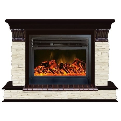 Glenrich Панорама 28 (New flame) камень-Мисхор/цвет-Дуб 46