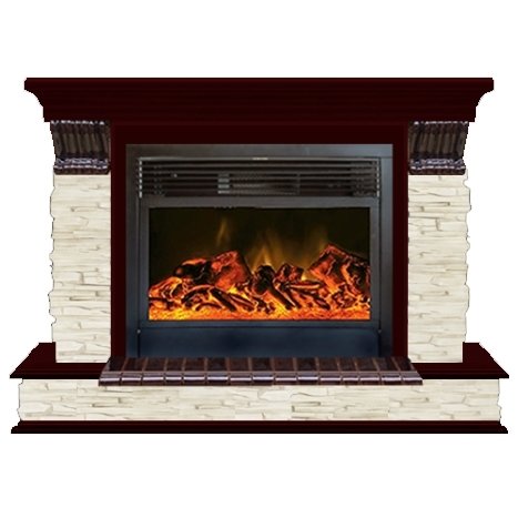 Glenrich Панорама 28 (New flame) камень-Мисхор/цвет-Красное дерево Glenrich Панорама 28 (New flame) камень-Мисхор/цвет-Красное дерево