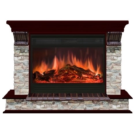 Glenrich Панорама 33 (Premier S33) камень-Грот цветной/цвет-Красное дерево Glenrich Панорама 33 (Premier S33) камень-Грот цветной/цвет-Красное дерево