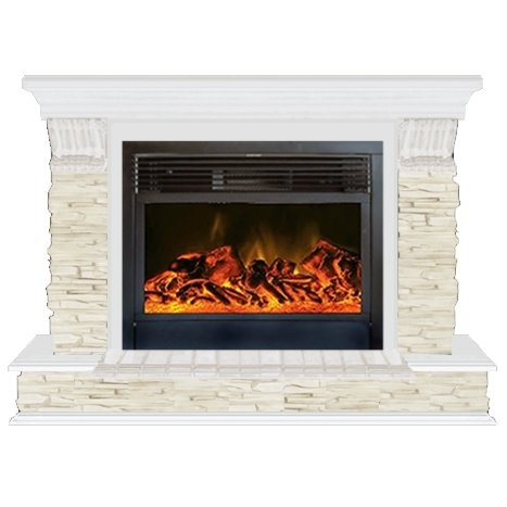 Glenrich Панорама 28 (New flame) камень-Мисхор/цвет-Белый Glenrich Панорама 28 (New flame) камень-Мисхор/цвет-Белый