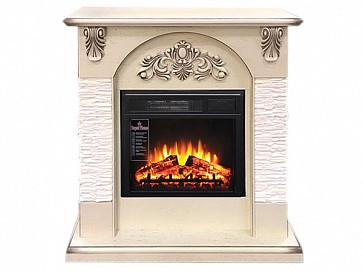 Royal Flame Chester с очагом Vision 18 (слоновая кость с патиной)