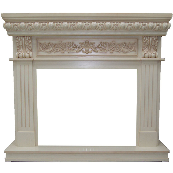 InterFlame Монферран под очаги Antares 31 QZ/ Jupiter FX (белый; бежевый; белый с золотом; бежевый с золотом)