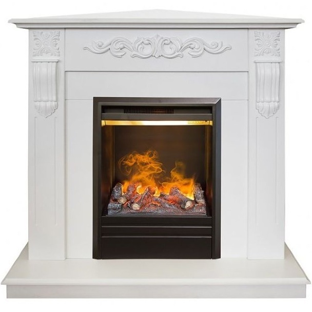Real-Flame Dominica Corner STD/EUG WT с очагом 3D Olympic