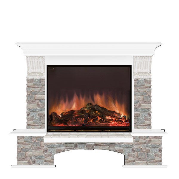 Glenrich Бостон (Arte 28) камень-Грот цветной/цвет-Белый Glenrich Бостон (Arte 28) камень-Грот цветной/цвет-Белый