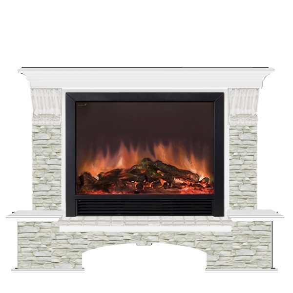 Glenrich Бостон (Sharm 33 BL,BR) камень-Грот однотонный/цвет-Белый