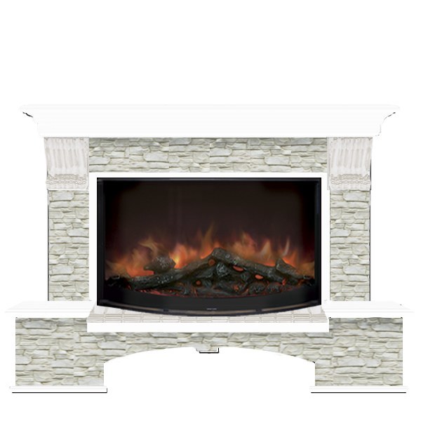 Glenrich Бостон 86 (Rondo S86) камень-Грот однотонный/цвет-Белый