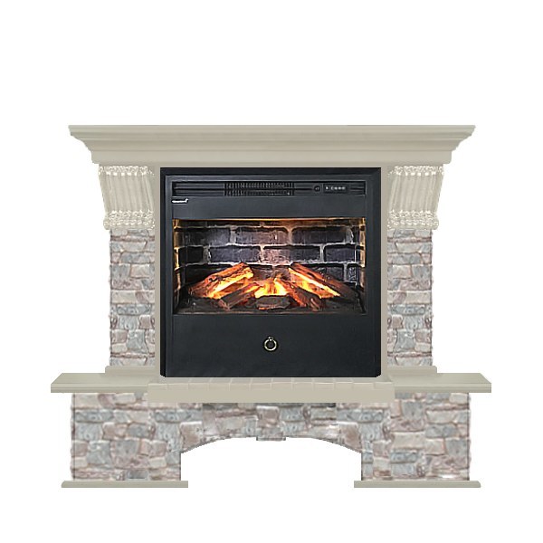 Glenrich Бостон Samba 3D камень-Грот цветной/цвет-Беленный дуб Glenrich Бостон Samba 3D камень-Грот цветной/цвет-Беленный дуб