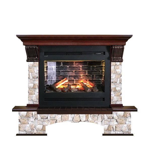 Glenrich Бостон Rumba 3D камень-Арбат/цвет-Красное дерево Glenrich Бостон Rumba 3D камень-Арбат/цвет-Красное дерево